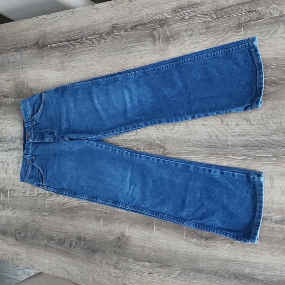 Vintage Wrangler High Rise Straight Leg Ankle/ Short Length Denim Jeans 0/24 - Picture 5 of 16